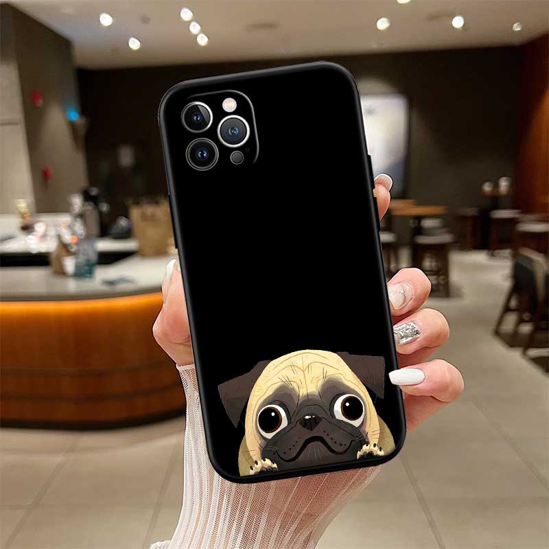 UP24 Cute Pug Dog Bull corgi Phone Case for Samsung Galaxy S20 S21 S22 Ultra FE + Plus A21S A22 A24 A25 A26 A30 A30S A31