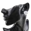 CHANEL COCO Mark Earring Silver plastic 5.8g Women Used