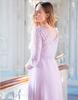 Seraphine MISHA Special Occasion Maternity Lace Lilac Women's Dress, Nursing-Friendly Dress,