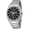 Velocità Black Stainless Steel Silver Men's Quartz Chronograph with Date R8873653004
