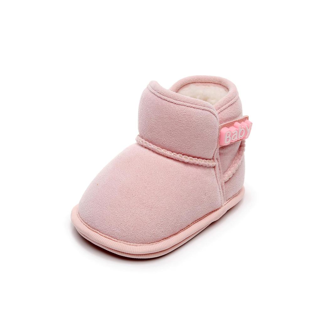 Infant Snow Boots: Warm, Thickened, Non-Slip Velvet Shoes for 0-13 Months (Unisex)