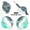 Swatch X OMEGA Rubber Strap with Blue Turquoise D-Buckle (Dark & Green/POLAR LIGHTS)