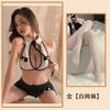 Sex Underwear Leaking Breasts Uniform Split Hip Backless Super Short Temptation Sexy Jk Bed Passion Suit