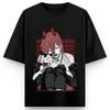 Chainsaw Man Vintage T-Shirt Denji Hybrid Form Graphic Print Men Women Cotton Y2k Oversized Loose Fit Comfort Streetwear Unisex