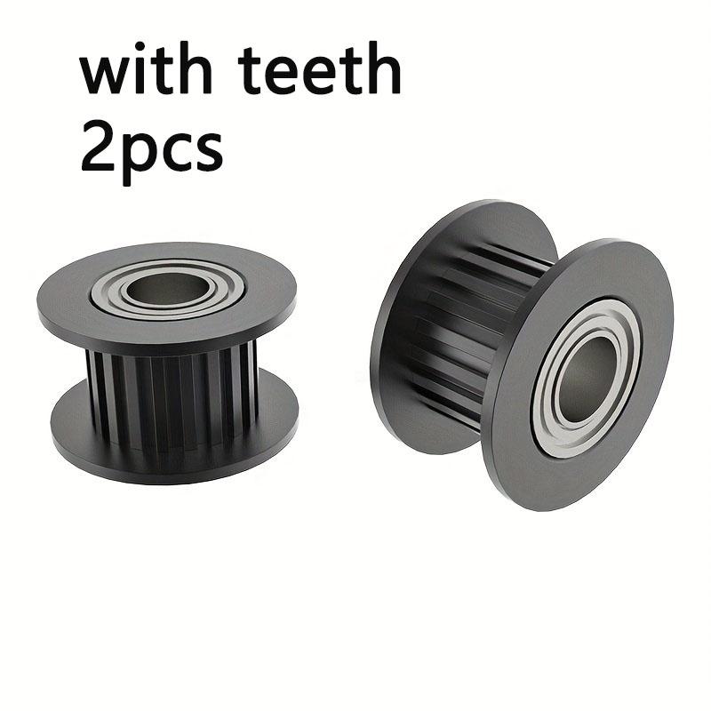 

Алюминиевый приводной натяжной шкив 2GT синхронное колесо 20 зубцов H-образный ременной шкив 10 мм пропускная способность 3D-принтер детали комплект из 2 шт.