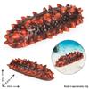 Marine Animal Simulation Toy Set: Sea Cucumber, Beluga Dolphin - Soft Rubber Models for Children's Learning & Decor.