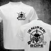 Brazil Military Unit BOPE Special Forces Sniper Men T-shirt Casual Streetwear 100% Cotton Loose Tops Breathable Tee