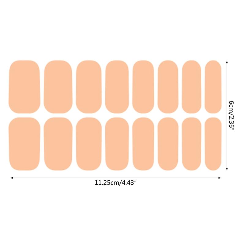 Full Wraps Solid Color Nail Stickers Nail Strips Nail Art Decal for Woman