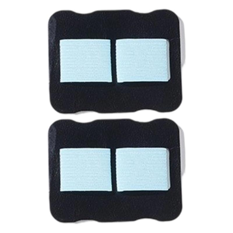 2Pcs Double Slots Leather Pen Organiser Adhesive Pen Organiser with Double Elastic Bands for Hardcover Notebook Planner
