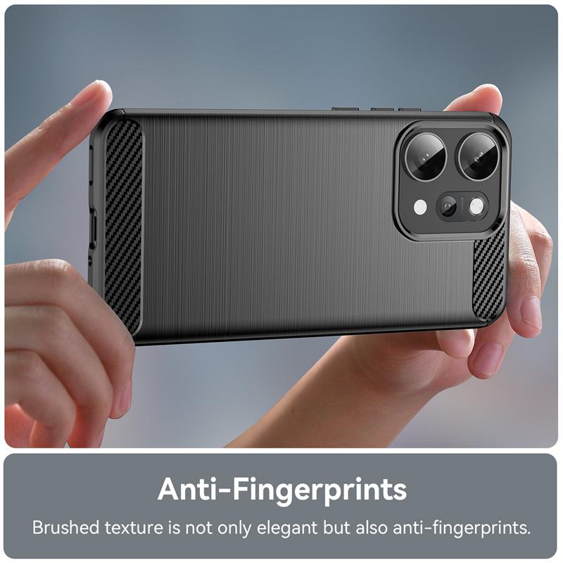 For Oppo Reno 14 Pro Case Anti-knock Soft Silicone Carbon Fiber Back Cover For Oppo Reno 14 Pro Case For Oppo Reno 14 Pro Case