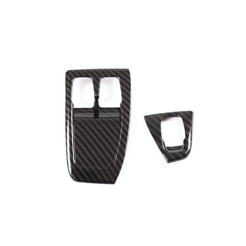 Car 2pcs For Mercedes Benz Smart 451 Fortwo 2010-2015 Glass Lift Button Cover Trim Decorative Sticker Car Accessories ABS