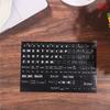 English 120 Keys Matte Standard Waterproof Keyboard Stickers Letter Alphabet