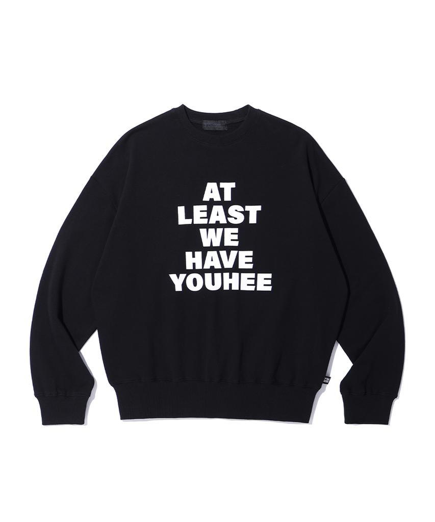 YOUHEE Youhee Lettering Sweatshirts Black