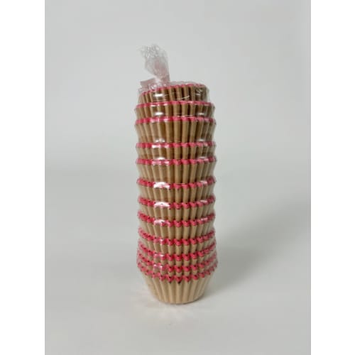 Artem Side Dish Cups, No. 8 Round Lunch Box Cups, 500 Count, Solid Pastel Pink, Microwave Safe, Made In Japan, Commercial Use, Film Case, A117497