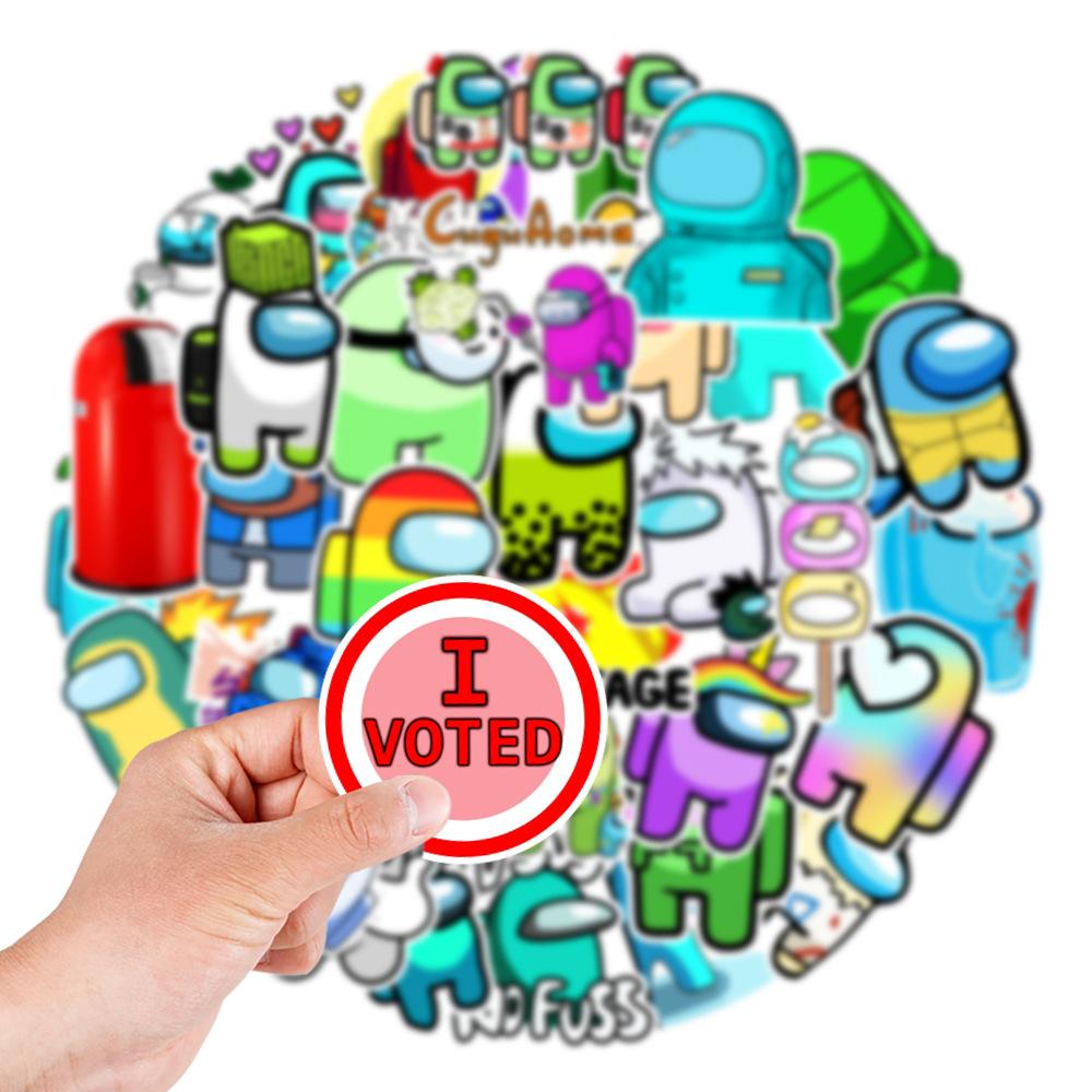 50 New Styles Among US Graffiti Stickers Car Mobile Phone Water Cup Decorative Stickers Waterproof