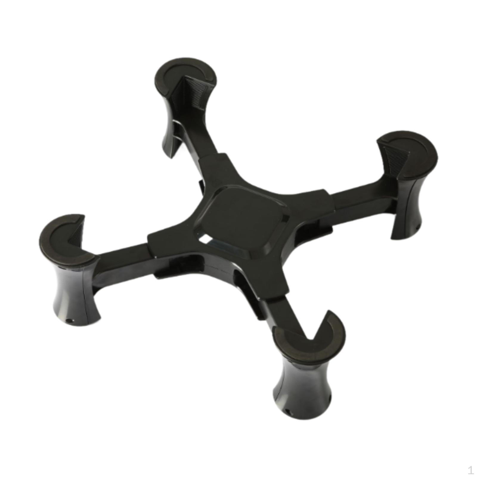 

Детский стульчик-бустер с регулируемыми выдвижными ножками и противоскользящими накладками для ног, практичный чёрный