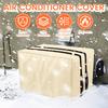 Winter Window Air Conditioner Cover 3 Layer Insulation Waterproof Windproof Oxford Cloth Outside AC Unit Protection Cover