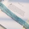 Ice Seed Ice Through Natural Aquamarine Bracelet Bracelet Crystal Work In Progress Round Beads Beaded Loose Beads