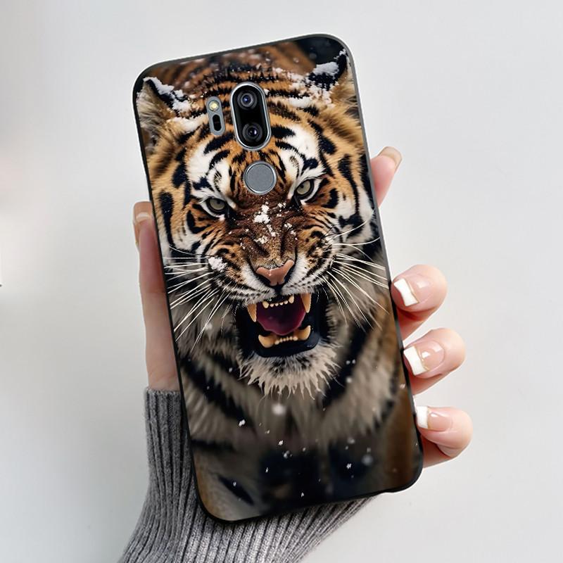 Casing For LG G7 ThinQ Case G710EM Luxury Dragon Cute Cool Boys Girls Soft TPU Black Silicone Matte Bumper LG G7ThinQ Back Cover