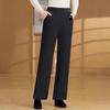 Women's High-Waist Wide-Leg Straight Trousers
