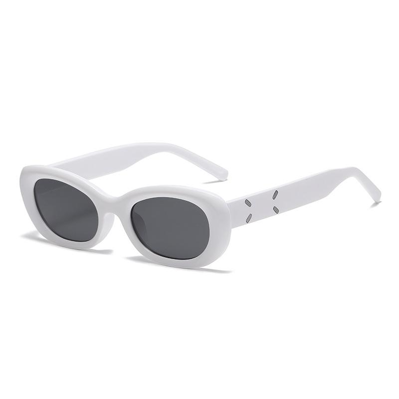 4713 New Oval Sunglasses European And American Ins Versatile Glasses 2024 Cross-Border Street Sunglasses Sunglasses