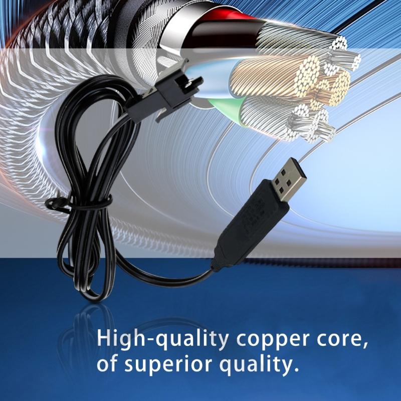Efficient USB Charging Line for 3.7V Lithiums Batteries with SM2.0 2P Connectors and Auto Off Feature