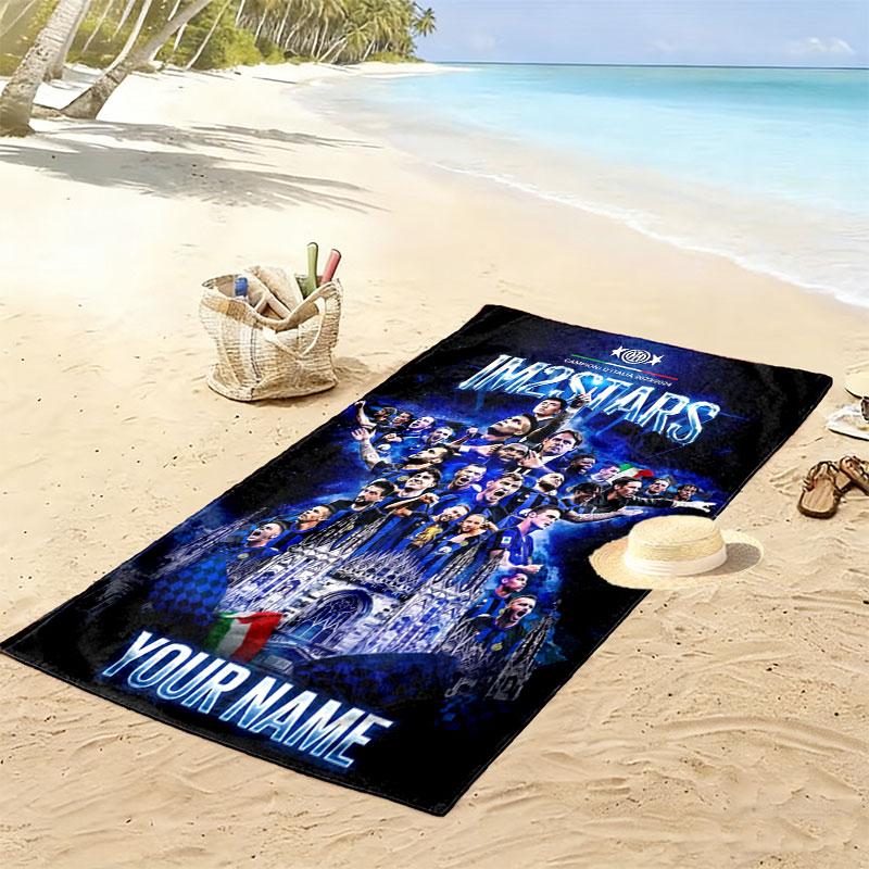 Custom Fcim Print Beach Towel, Large Soft Quick Dry Towel for Beach Camping Swimming