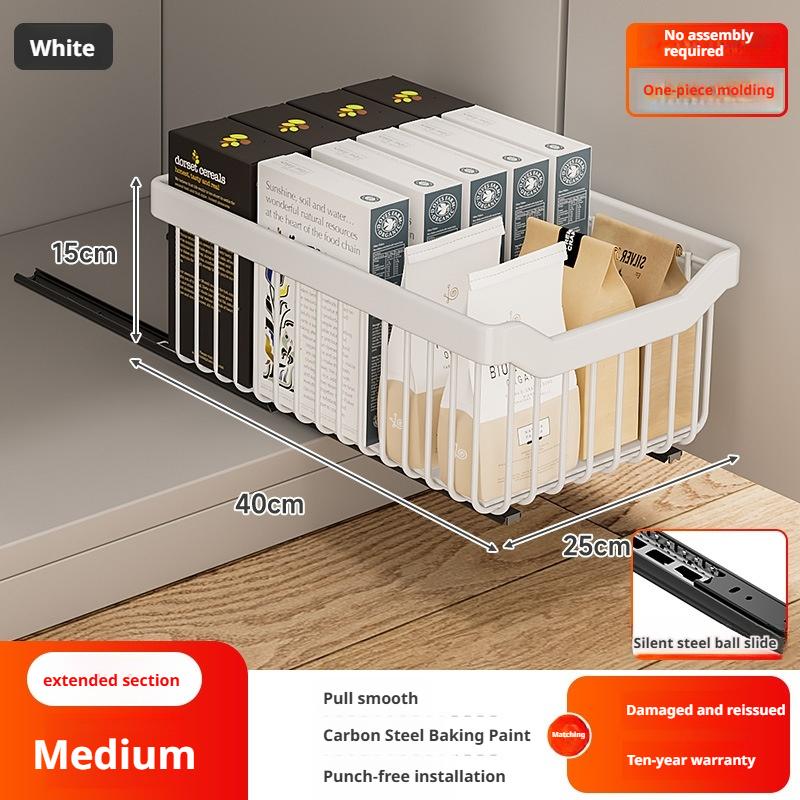 Under Sink Organizers Rack Pull Out Medicine Cabinet Layered Storage Basket Kitchen Seasoning Bowls Drawer Holder Storage Box