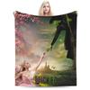 Elphaba Wicked For Good Flannel Blanket Defy Gravity Fashion Throw Blanket for Sofa Bedding Lounge 150*125cm Bedspread