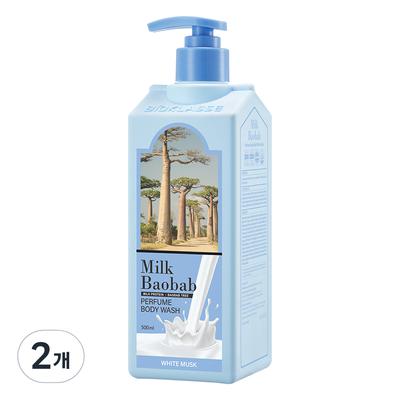 Milk Baobab Perfume Body Wash White Musk, 500ml, 2 Units