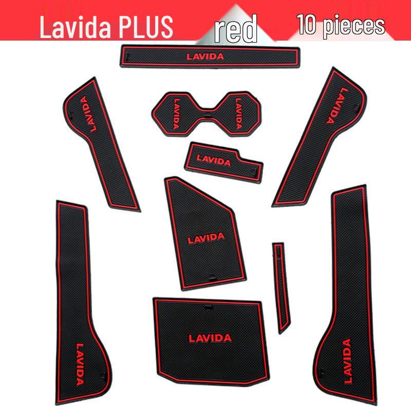 

Volkswagen New Lavida PLUS 18-24 Anti-Slip Door & Cup Holder Mats