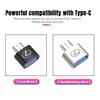 Car Type-C To USB 3.0 Interface Mini Converter Charging Adapter For Lexus F SPORT ES RX NX LS UX LM LX GX LC RZ IS CT GS RC HS