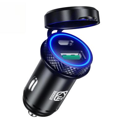 Verbessertes 60W USB C Autoladegerät Quick Charge 3.0 PD USB FCP SCP für iPhone Xiaomi Samsung Schnelllade Autoladegerät
