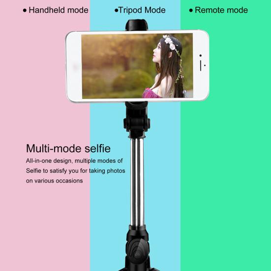Selfie Bracket Retractable Professional Remote Control Bluetooth-compatible 4 Selfie Stick Tripod Stand