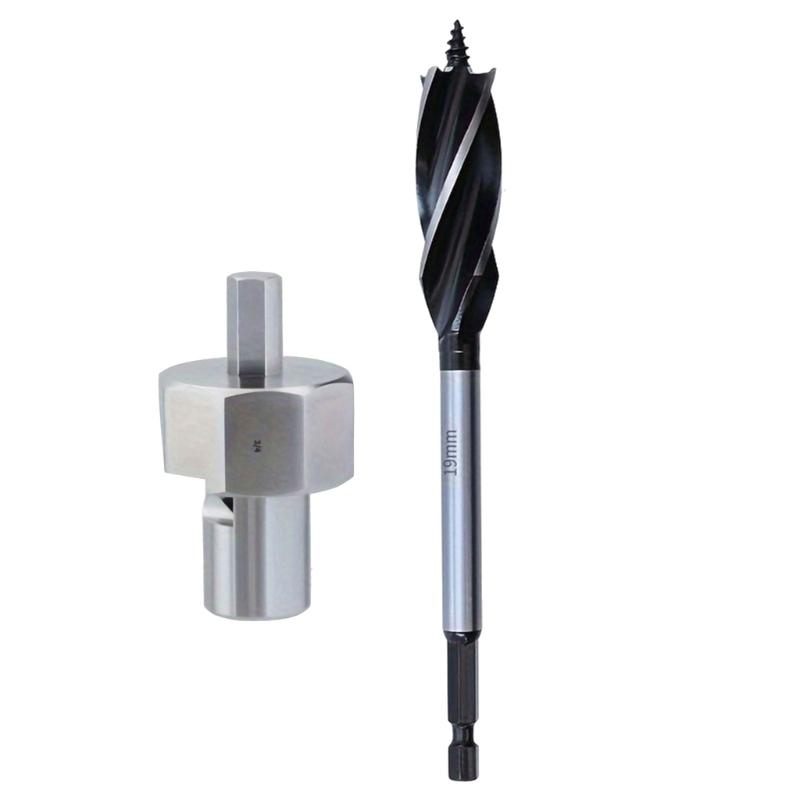 Benches Dog Hole Chamfer Reamer Tool Stainless Steel Dog Hole Chamfer Reamer for 19mm/20mm Dog Holes Polishing Finish