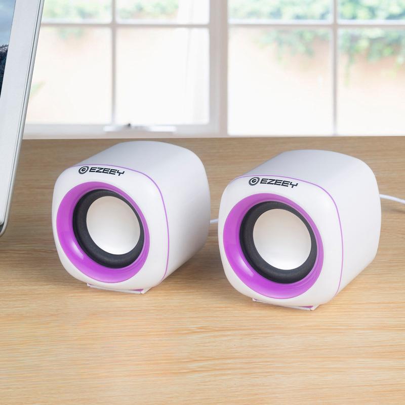 

Hi-Fi Мини Настольный Проводной USB Компьютерный Двойной Динамик Для Ноутбука ПК Объемный Стерео Сабвуфер Воспроизведение через Aux Мега Бас Громкий Динамик