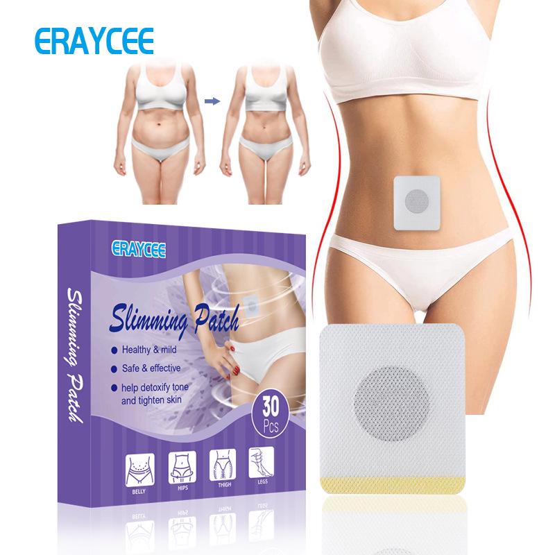 ERAYCEE Herbal Slimming & Shaping Patches - 30 Pack for Belly & Thighs