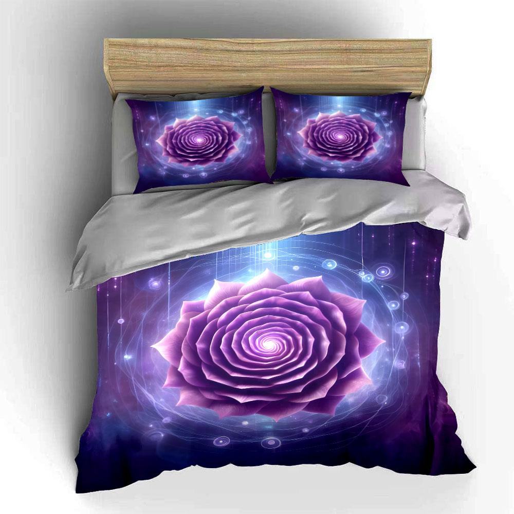 Ethereal blossom of galaxies Bedding sets Duvet covers Pillowcases(1* Duvet Cover 2* Pillowcases without duvet insert)