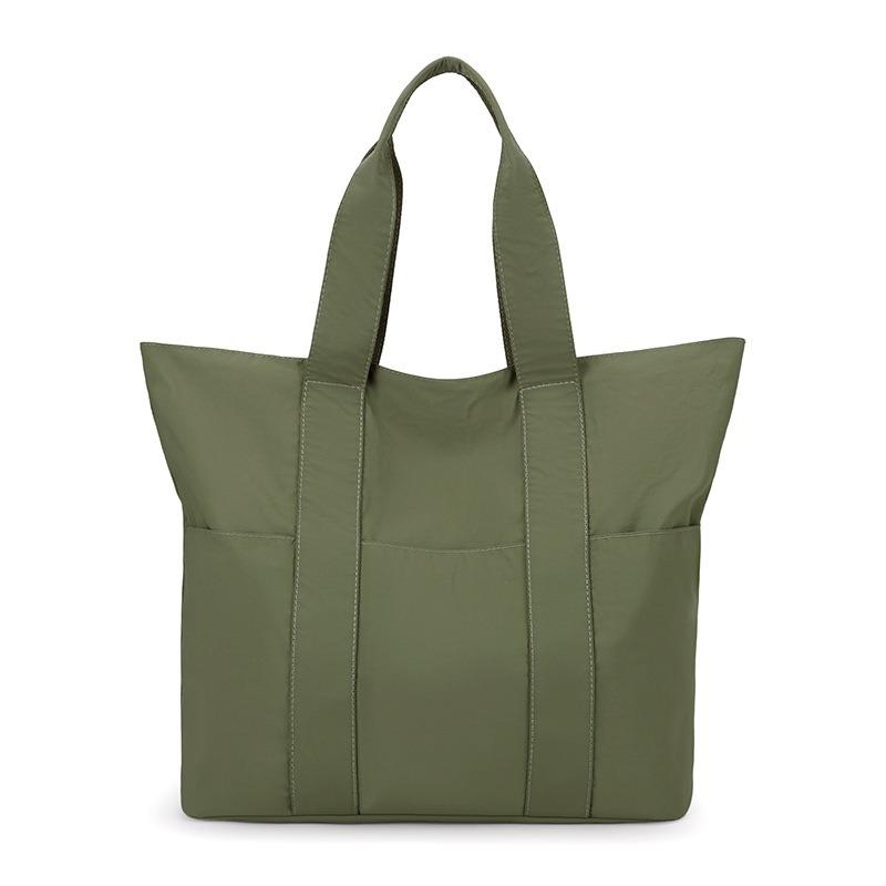 Autumn new simple casual shoulder bag retro large capacity shoulder bag to work carry commuter tote bag women
