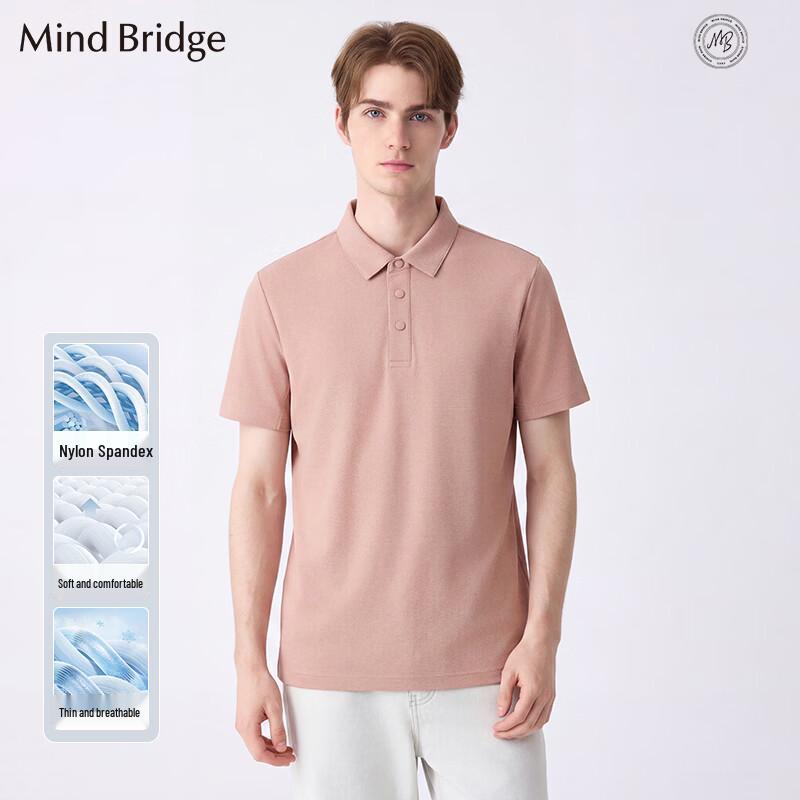 Mind Bridge Men s Summer Solid Polo Shirt 3XL