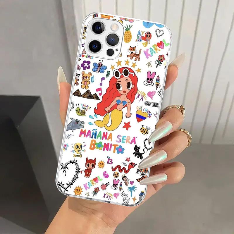 Karolg M-Manana Sera B-Bonito Handyhülle für Iphone 17 Air 16 15 Plus 14 13 Mini 12 11 Pro Max 16E 7 8 SE 2020 Weiches Funda Print