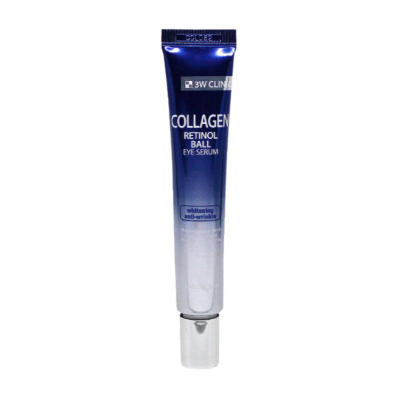 3W Clinic Triple-Function Rolling Ball Eye Stick Serum (Snail Peptide, Collagen Retinol)