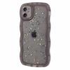 JTW Series for iPhone 12 Case Wavy Edge Star Sequins Epoxy Phone Cover