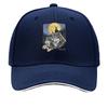 Alaska Wolf Moonlight Sandwich Baseball Cap