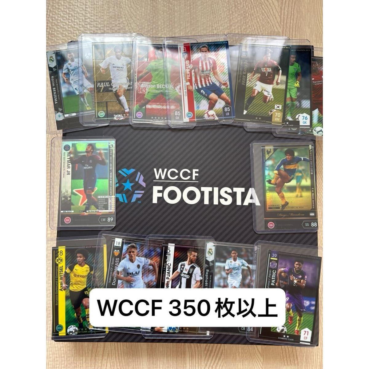 Used WCCF FOOTISTA Card Summary Set with Binder Soccer Messi Neymar World Cup PANINI