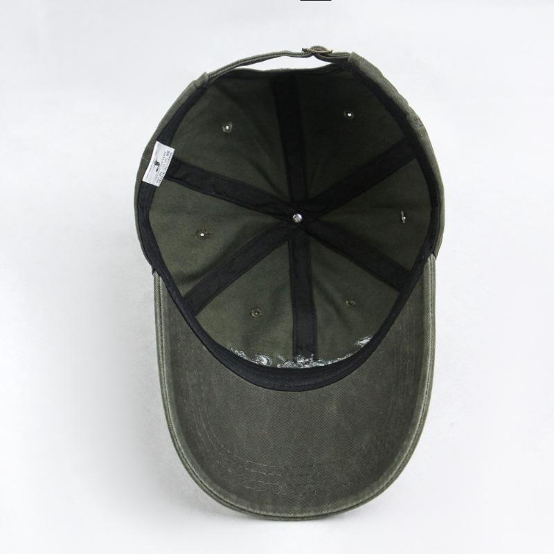 New Cotton Soft Top Cap Men's and Women's Three-dimensional Embroidery Simple Casual Travel Baseball Cap