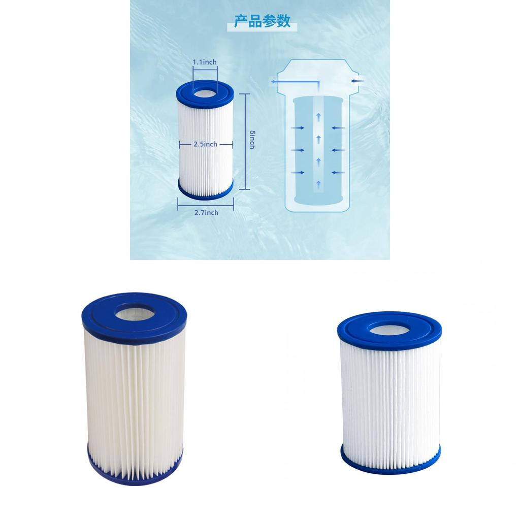 Máquina de Refrigeración Botella de Filtro Estándar Con Elemento de Filtro Plegable Para Bañera de Agua Fría y Filtración de Piscinas