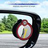 RSQ1 Car Stickers Rearview Mirror Auxiliary Blind Spot Assist Mirror with Suction Cup For VW Scirocc Beetle Tiguan Sharan Touran