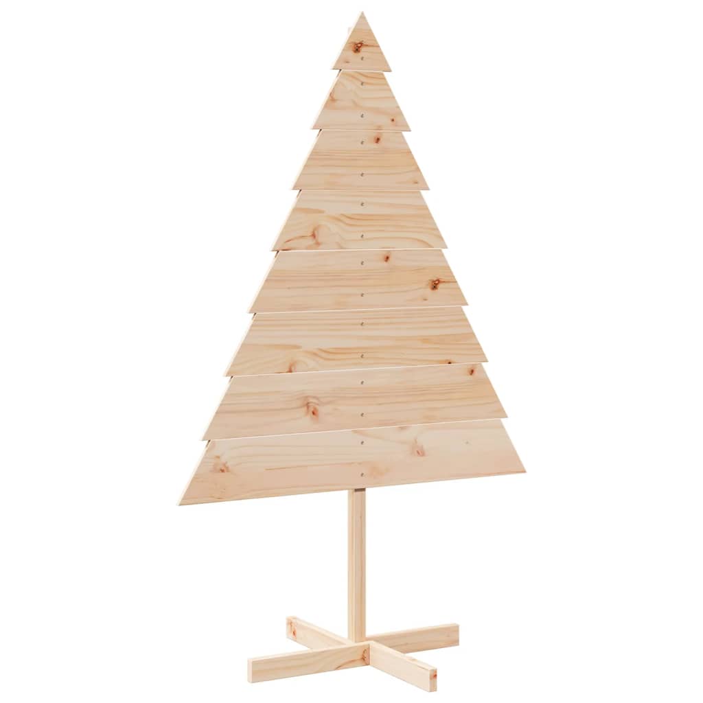 Vidaxl Drewniana Choinka Do Udekorowania, 150 Cm, Lite Drewno Sosnowe