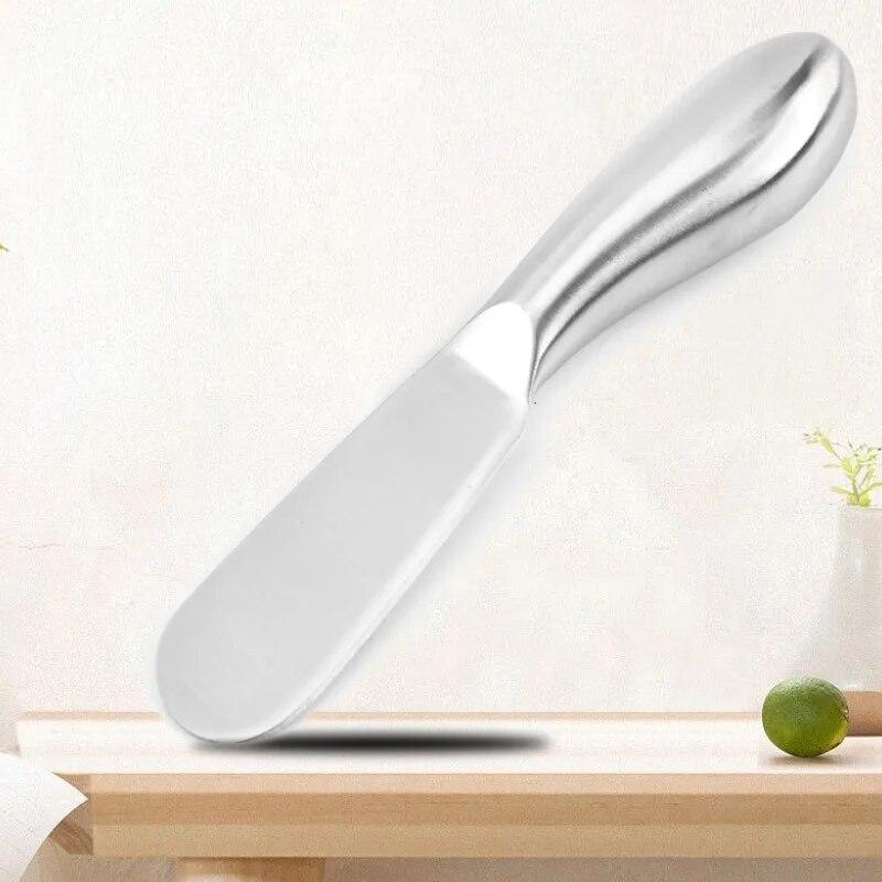 Kitchen Gadget 1PC Stainless Steel Butter Cutter Cheese Jam Spreaders Cream Cutter Butter Bread Knife Baking Tool